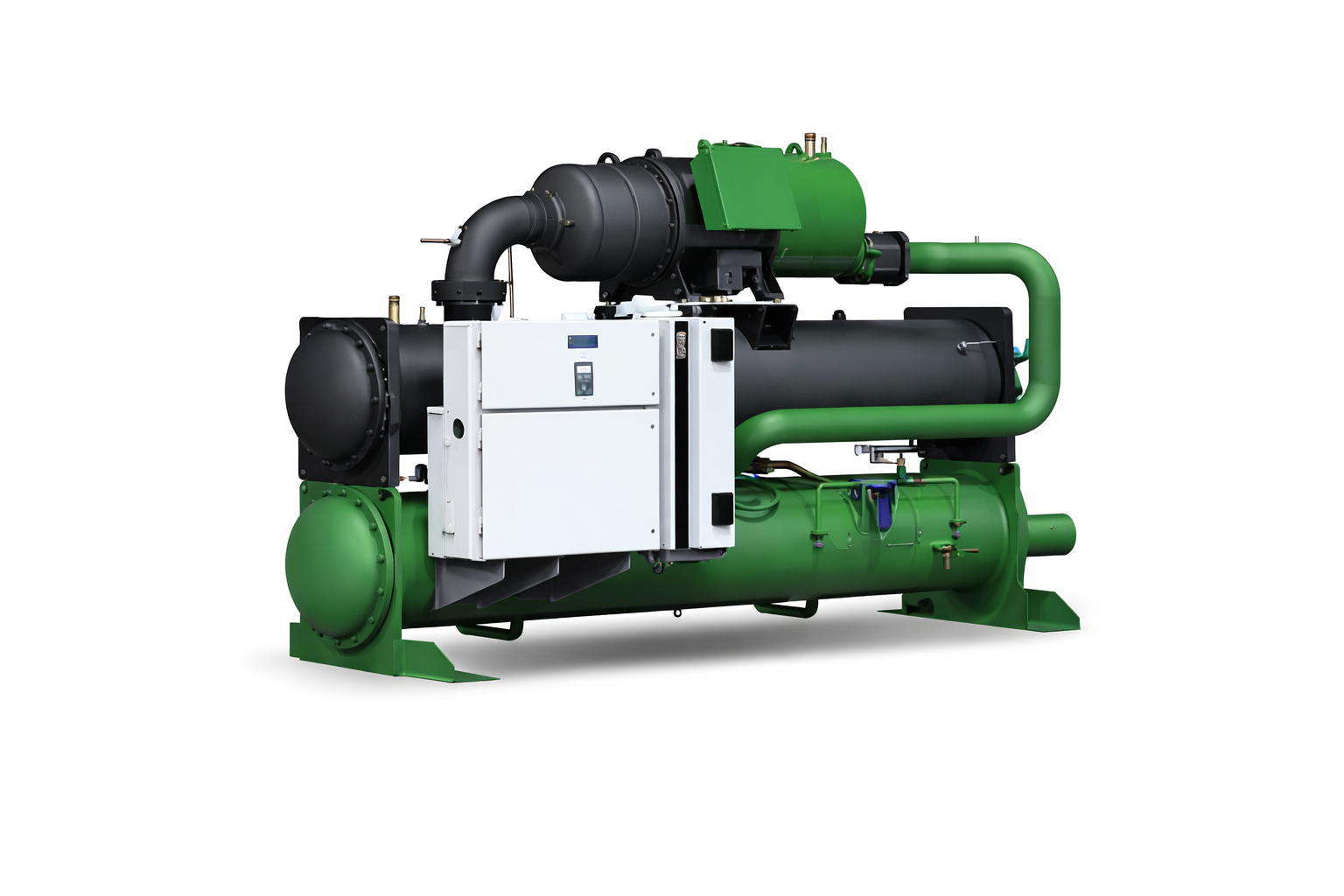 Water cooled screw chiller with VFD